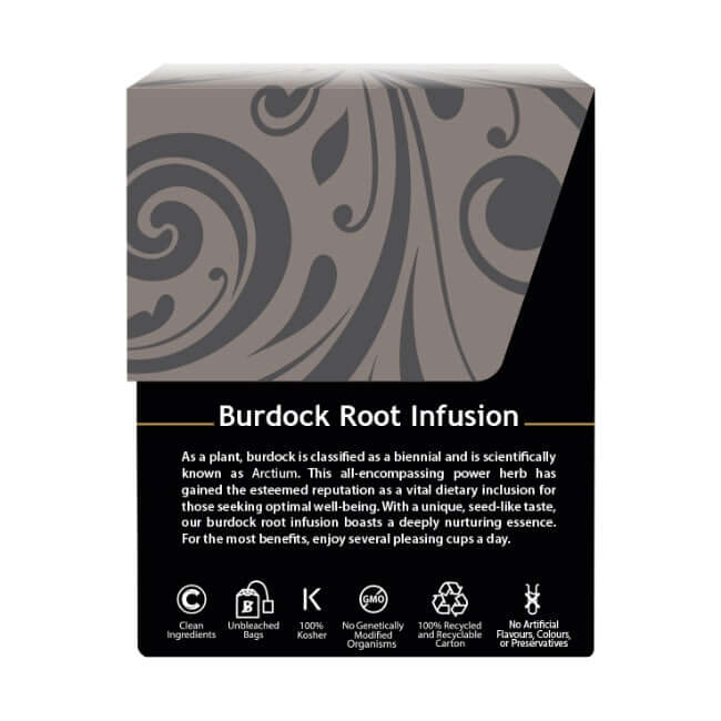 Organic Burdock Root Infusion right