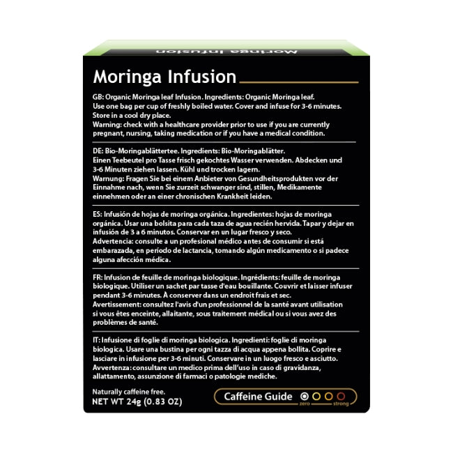 Organic Moringa Infusion back