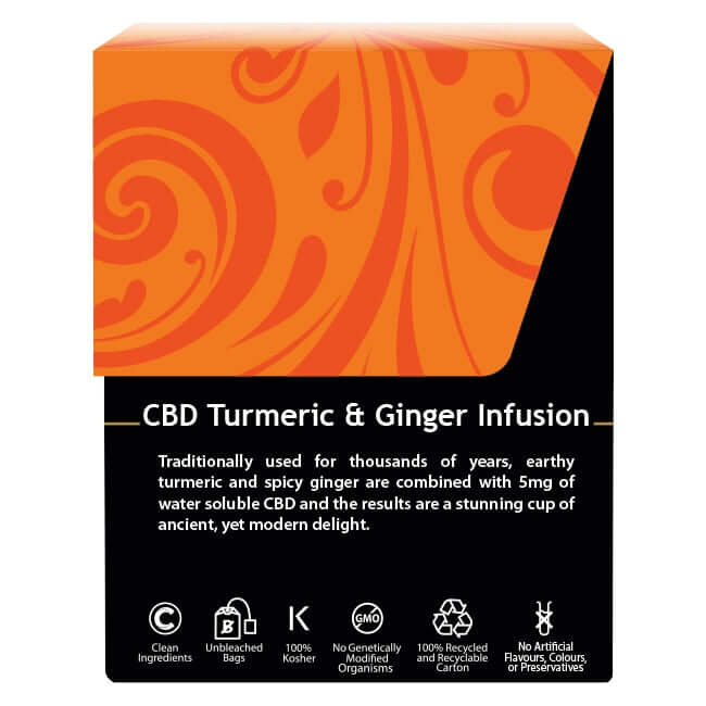 CBD Turmeric & Ginger Infusion right