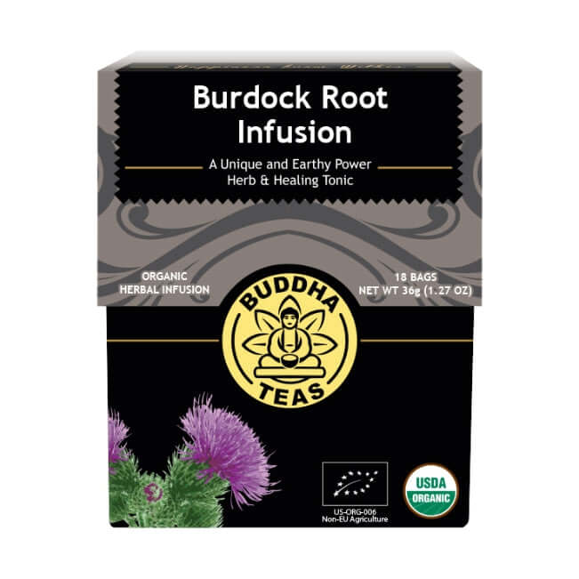 Organic Burdock Root Infusion front