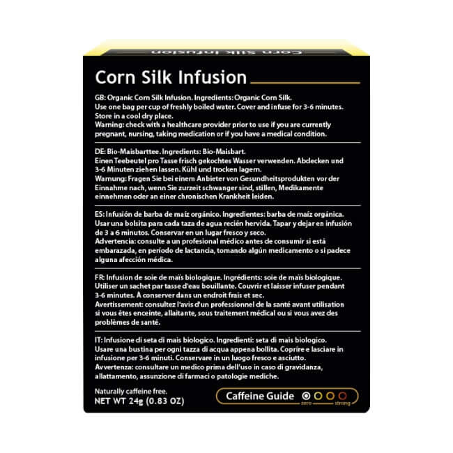 Organic Corn Silk Infusion back